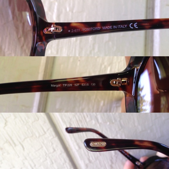 Trade NWOT Tom Ford Tf 226 52f Margot Sunglasses - Picture 7 of 7